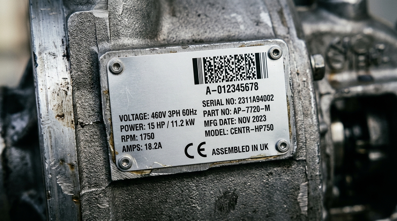 Brady B-428 Thermal Transfer Printable Metallized Polyester Label Stock industrial application photography